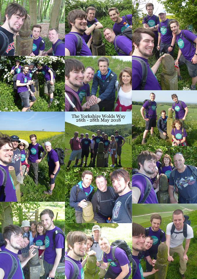 Nick Russell, along with friends Mark and Liam